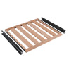 Sliding beech shelf CLAVIP06 - La Sommelière